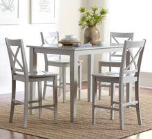 Load image into Gallery viewer, Delray Pub Height Table Set w/Chairs - Multiple Colors