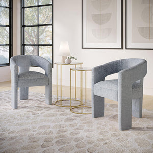 Ivy Upholstered Chair - Blue