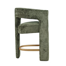 Load image into Gallery viewer, Ivy Upholstered Stool - Forrest