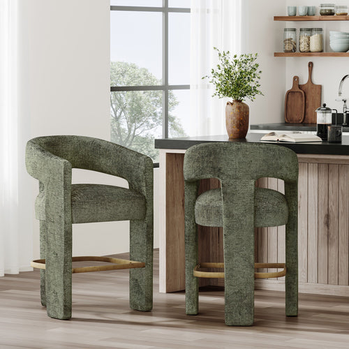 Ivy Upholstered Stool - Forrest