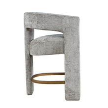 Load image into Gallery viewer, Ivy Upholstered Stool - Gray