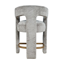 Load image into Gallery viewer, Ivy Upholstered Stool - Gray