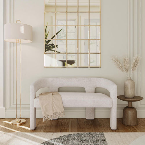 Ivy Upholstered Bench - Natural