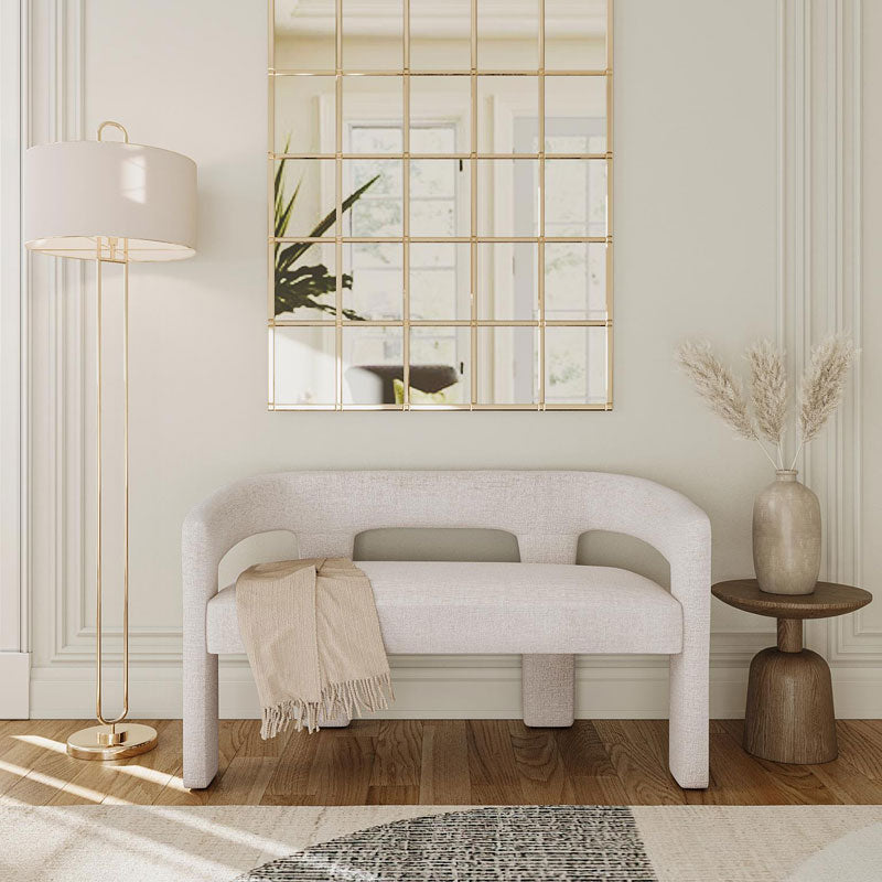 Ivy Upholstered Bench - Natural
