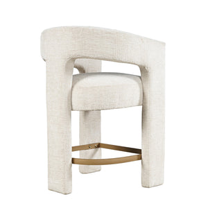 Ivy Upholstered Stool - Natural