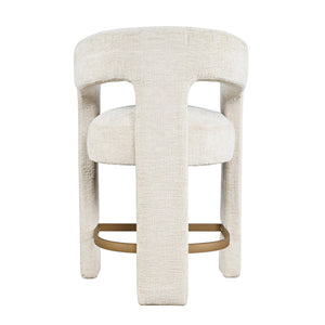 Ivy Upholstered Stool - Natural