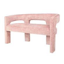 Load image into Gallery viewer, Ivy Upholstered Bench - Pink