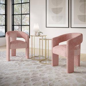 Ivy Upholstered Chair - Pink