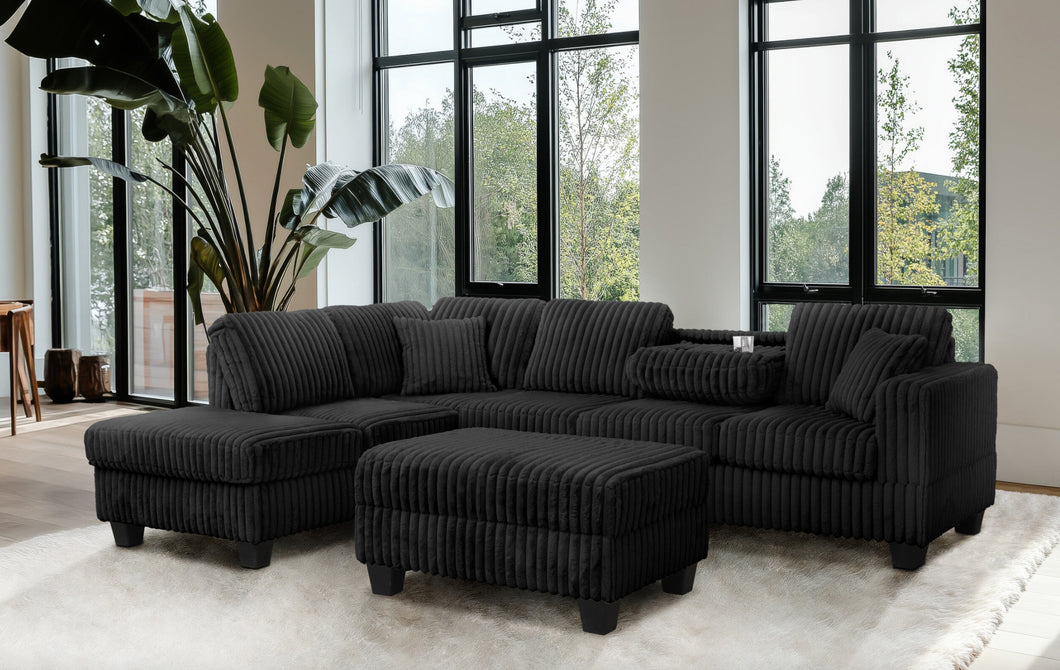Vega Sectional - Black