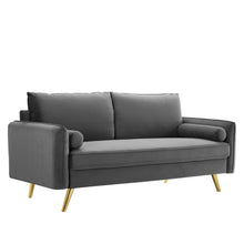 Load image into Gallery viewer, Naples Sofa - Velvet - Gray