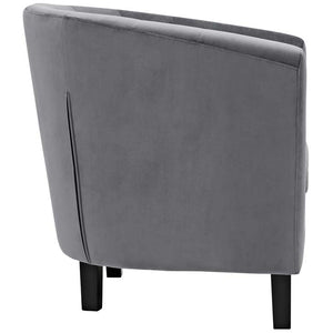 Chance Velvet Chair - Gray